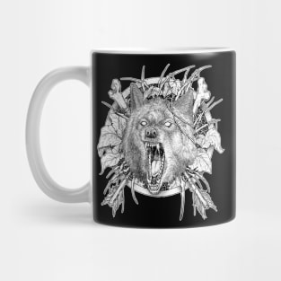 wolf hunting Mug